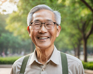 Joyful Elderly Gentleman