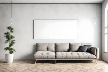 modern interior with sofa
