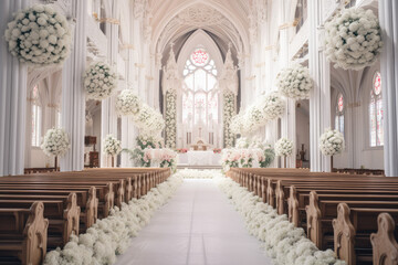 Fototapeta premium decorated hall for wedding