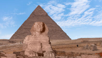 The great Sphinx of Giza in Egypt