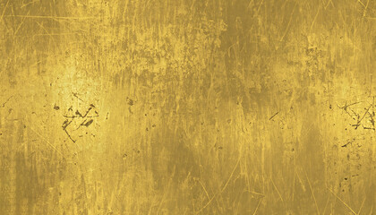 Beautiful gold grungy metal texture background, Textured golden surface with scratches and marks