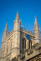 St Nicholas Church Newbury, Close Up of the Clock and Bell Tower