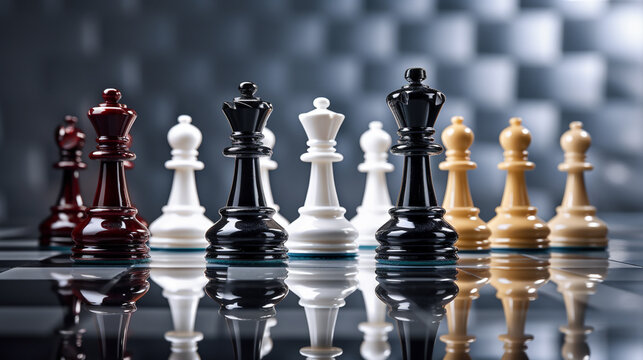 The game of chess, a metaphor of war that teaches you to be king or queen in your life or in your work.