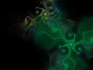 Imaginatory fractal abstract background Image