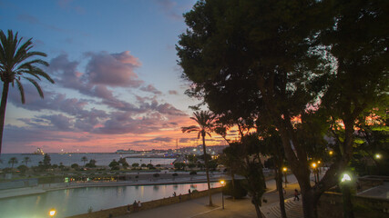 SPAIN - MALLORCA - Beautiful sunset