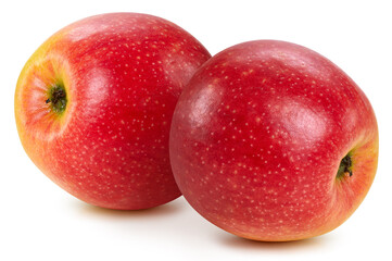 Red apple isolated with clipping path