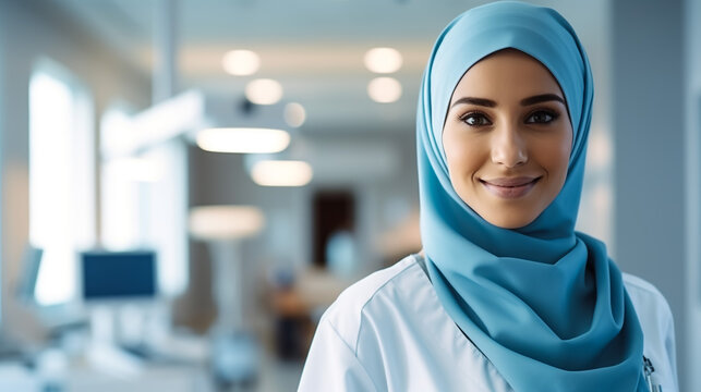 Young Muslim Businesswoman Wearing Hijab