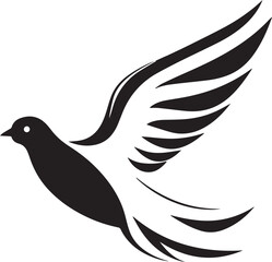 Peace Dove logo vector illustration. Peace Dove vector Icon and Sign.