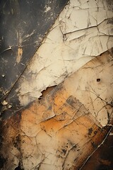 Cracked textured wall. Background design. Generative Ai