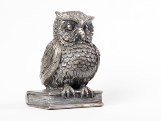 Vintage tin owl figurine - 696951338