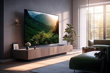 Big Tv Living Room Elegant living room big tv screen