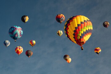 Obraz premium Hot Air Balloons Albuquerque, NM .