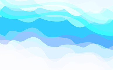 Abstract  background. Dynamic shapes composition. Vector illustration