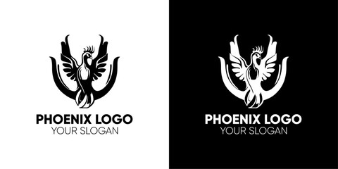 Fototapeta na wymiar phoenix logo vector