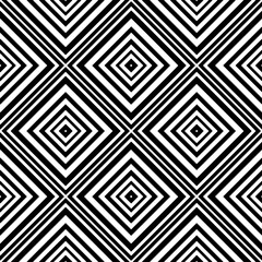 Black and white seamless pattern texture. Greyscale ornamental graphic design. Mosaic ornaments.One color wallpaper.
