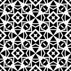 Abstract Shapes. Abstract Background Design. Vector Seamless Black and White Pattern.Simple repeat pattern design.