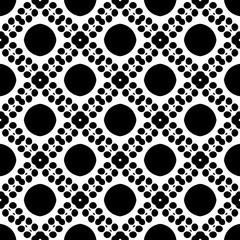 Abstract Shapes. Abstract Background Design. Vector Seamless Black and White Pattern.Simple repeat pattern design.