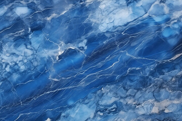 Obraz premium marble blue tiles with yellow flecks, background