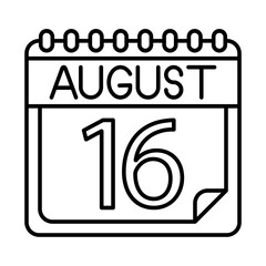 16 August Icon Design