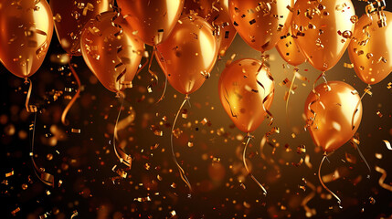Party background with balloons