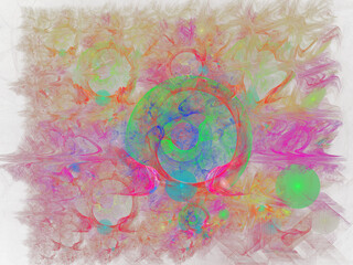 Fototapeta premium creative fractal art