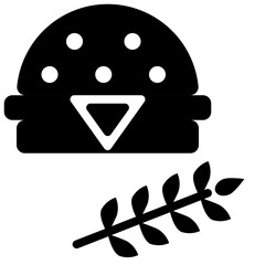 gluten wheat glyph style icons