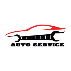 Car logo design and auto service