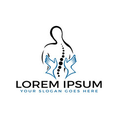 Fototapeta premium Body messages logo design vector file