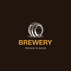 beer logo - vector illustration, emblem brewery design 