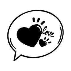 svg 14FEB love doodle element set