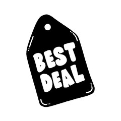 svg black friday doodle element set