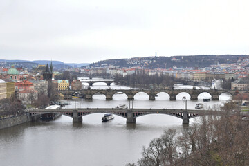 background in praha, travel through European cities