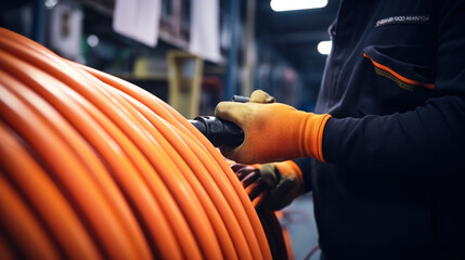 Power cables and instrument cables in cable trench for substa. High voltage electricity Cables Installation Trenches Electrical new high voltage power lines cable trench been installed in underground.