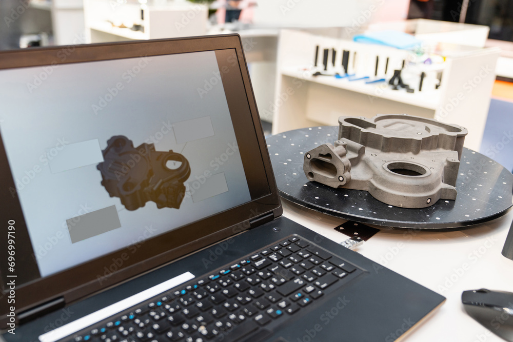 Poster 3d scanner for reverse engineering