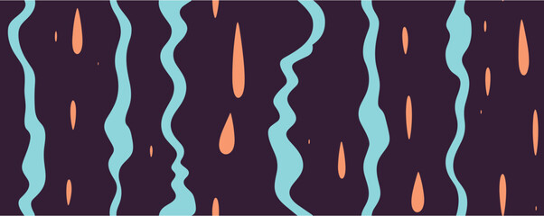 Flow Liquid Cover. Hand drawn. Seamless. Background vector, background pattern, texture, surface. Round circles Background.