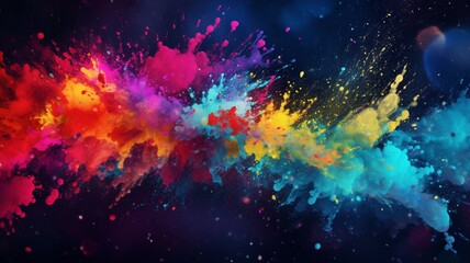 Colorful Splatters background