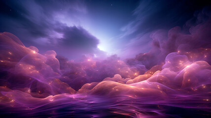 Lilac-violet abstract background for banner design,