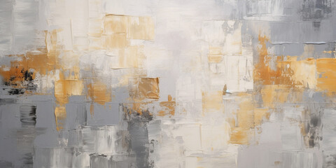artistic texture made with oil acrylic paints,large strokes in the form of squares,gray-gold...