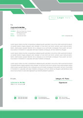 Corporate business vector letterhead design temple