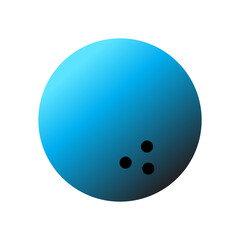 illustration of a blue ball