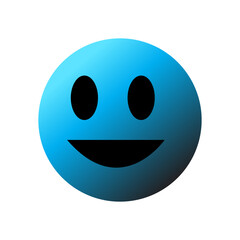 Emoticon cartoon smile icon