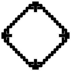 Pixel Circle Frame 