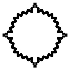 Pixel Circle Frame 