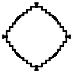 Pixel Circle Frame 