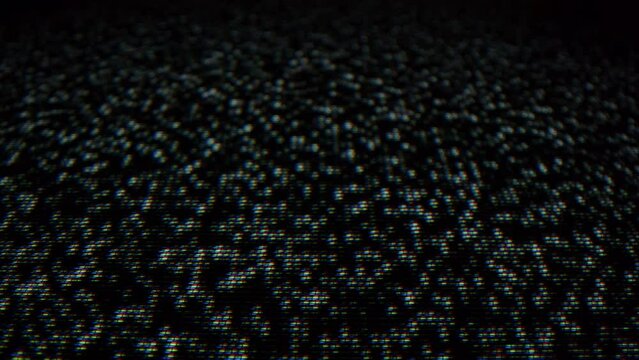 Television Static Pixels Dynamic Backdrop Loop able