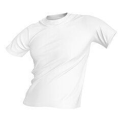 an image of a white shirt isolated on a blank background