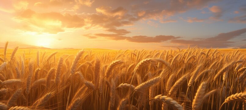 a picture of a wheat field