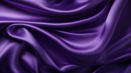 rippled purple satin fabric, shiny luxury purple swirl silky backgrounds.