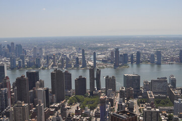Aerial view of New York