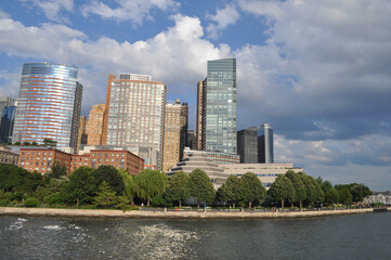 Manhattan skyline in New York